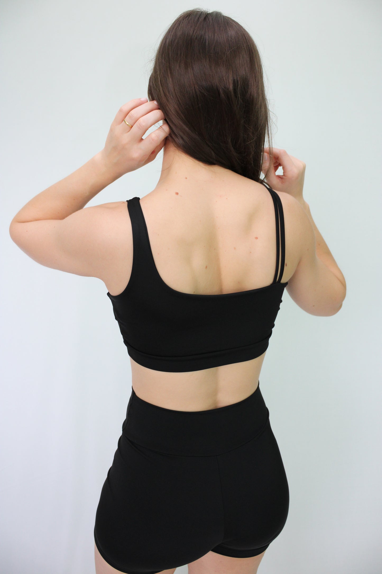 Top Fitness Poliamida Wave Preto