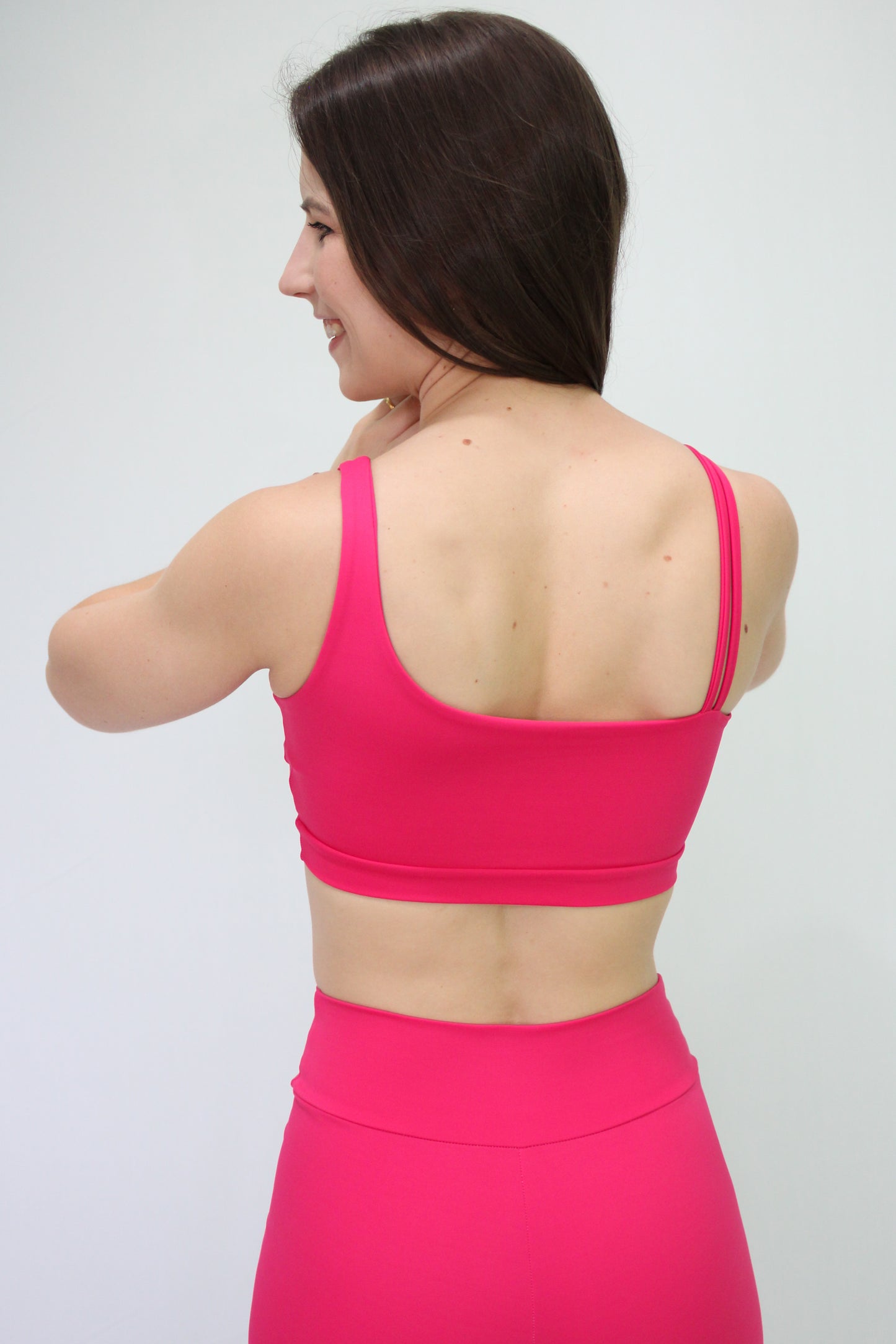 Top Fitness Poliamida Wave Rosa