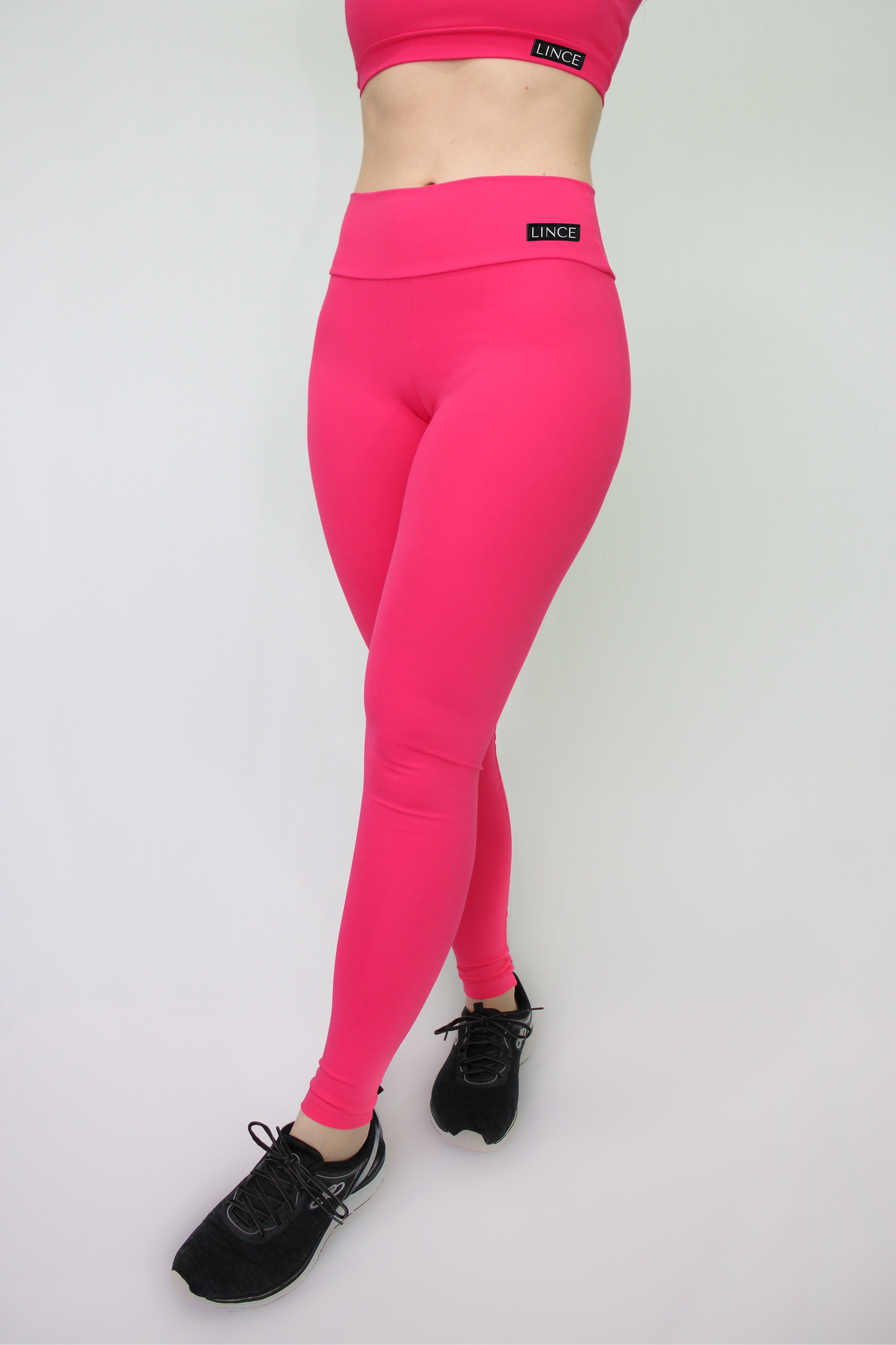 Legging Fitness Poliamida Rosa