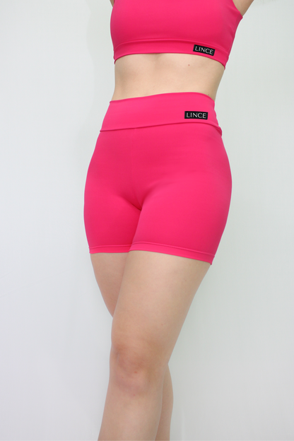 Short Fitness Poliamida Rosa