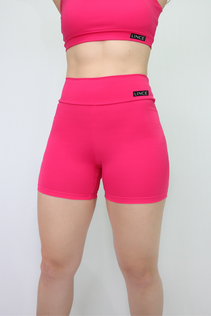 Short Fitness Poliamida Rosa