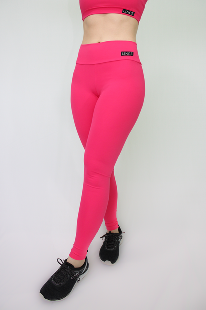 Legging Fitness Poliamida Rosa