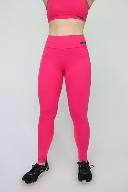 Legging Fitness Poliamida Rosa