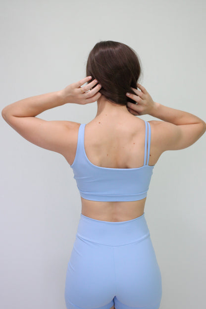 Top Fitness Poliamida Wave Azul