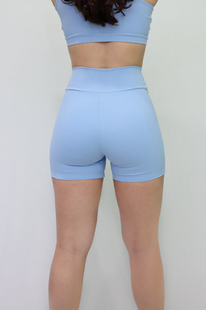 Short Fitness Poliamida Azul