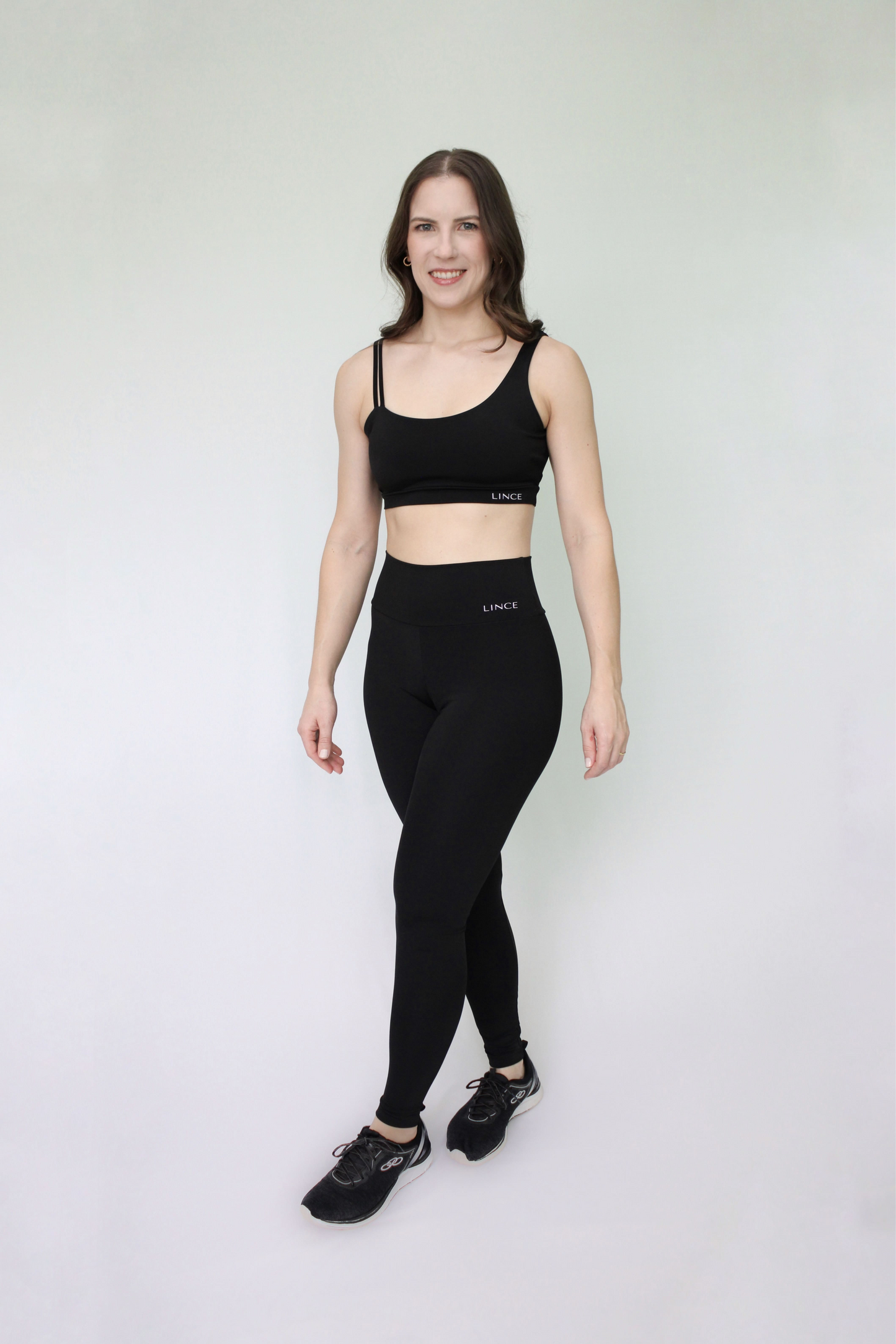 Top Fitness Poliamida Wave Preto