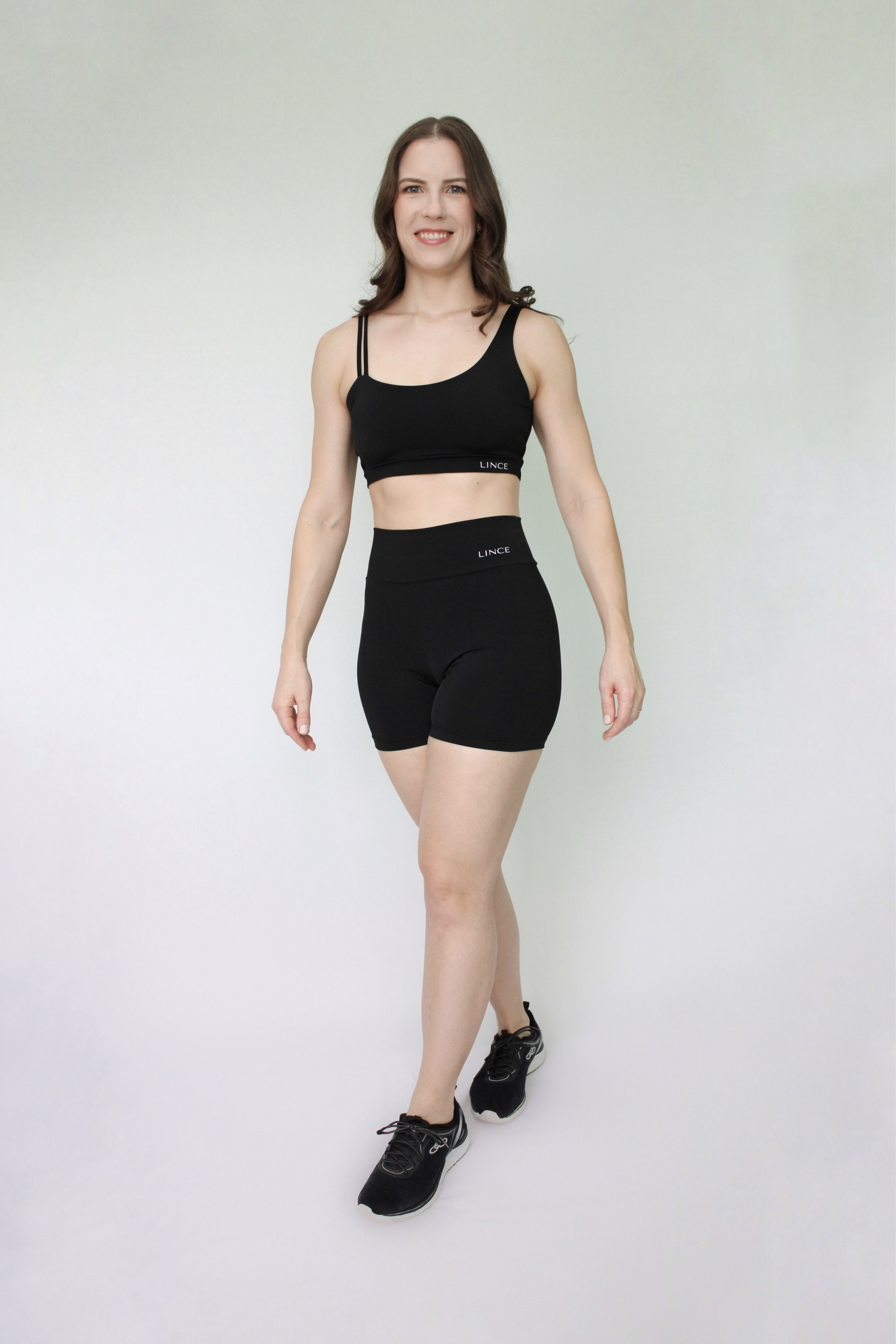 Top Fitness Poliamida Wave Preto