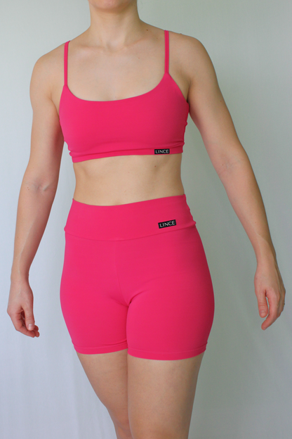 Top Fitness Poliamida Basic Rosa