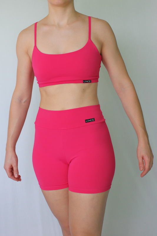 Top Fitness Poliamida Basic Rosa