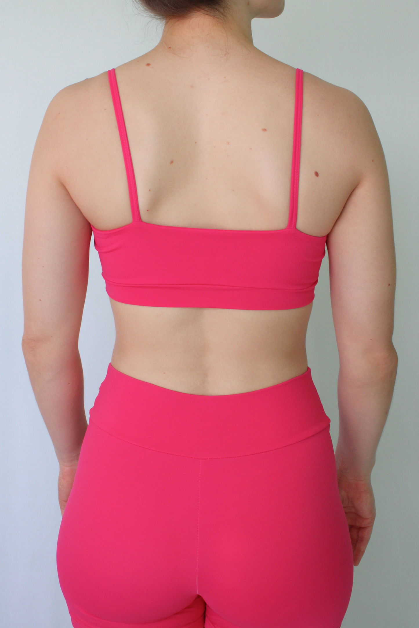 Top Fitness Poliamida Basic Rosa
