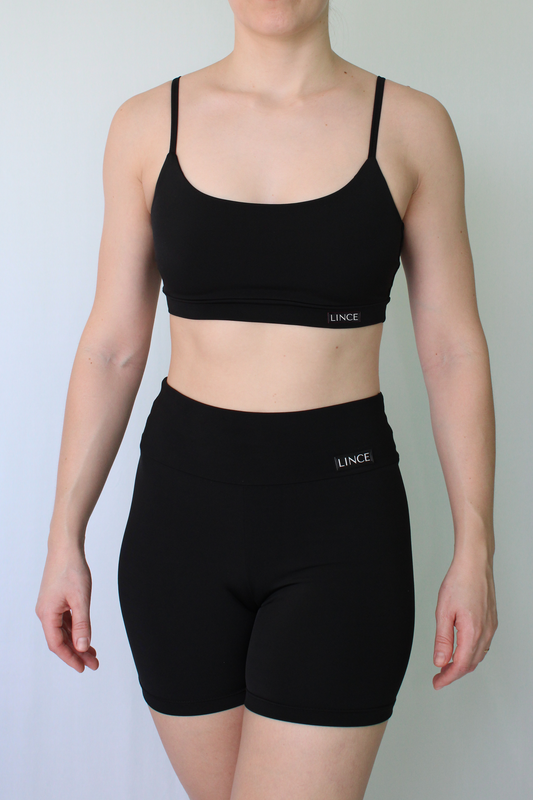 Top Fitness Poliamida Basic Preto
