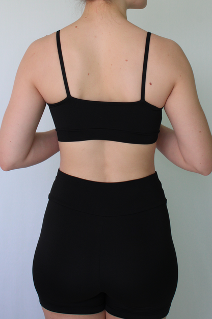 Top Fitness Poliamida Basic Preto